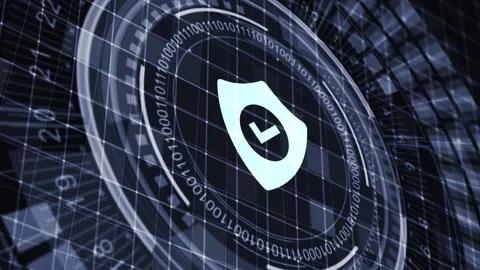 Cyber security data protection business technology privacy concept. Stock Footage 153880028