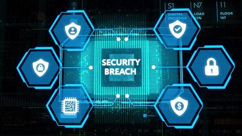 Cyber security data protection business technology privacy concept. Stock Footage 166268300