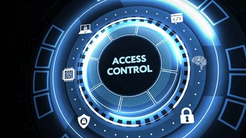 Cyber security data protection business technology privacy concept. Access co Video stock 168346618