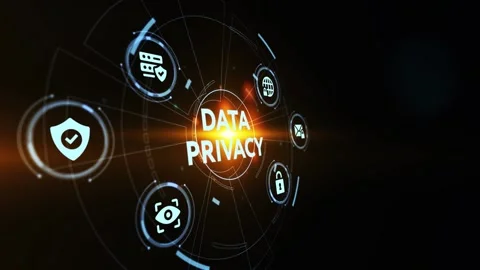 Cyber security data protection business technology privacy concept. Stock Footage 190261856