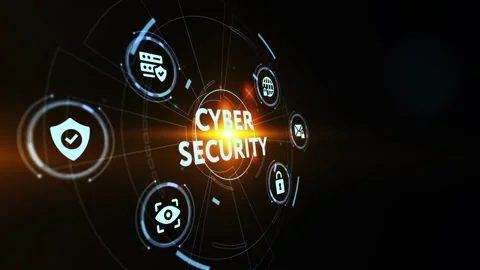 Cyber security data protection business technology privacy concept. Vidéo 190261884