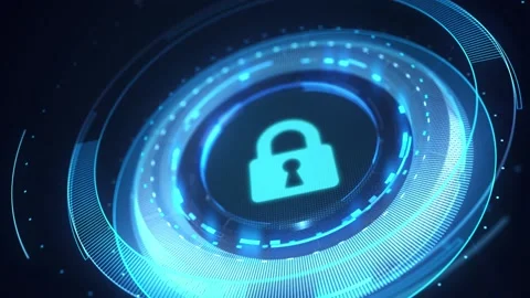 Cyber security data protection business technology privacy concept. Stock Footage 195882713