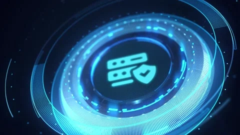 Cyber security data protection business technology privacy concept. Stock Footage 195882726