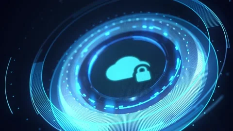 Cyber security data protection business technology privacy concept. Stock Footage 195882737