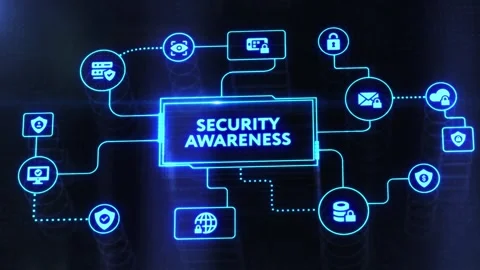 Cyber security data protection business technology privacy concept. Video stock 198300421