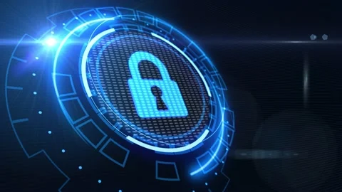 Cyber security data protection business technology privacy concept. Stock Footage 233663690