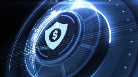 Cyber security data protection business technology privacy concept. Video stock 233832465