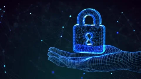 Cyber security data protection business technology privacy concept. 動画素材 237622382