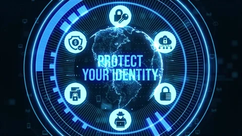 Cyber security data protection business technology privacy concept. Protect.. Video stock 237622592