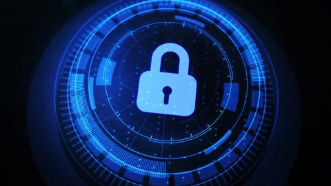 Cyber security data protection business technology privacy concept. Video stock 242478144