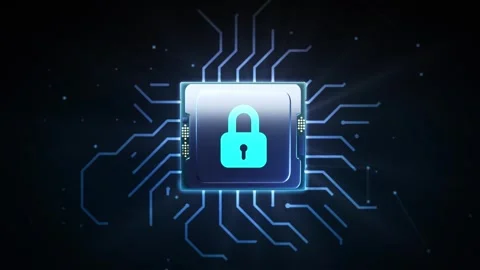 Cyber security data protection business technology privacy concept. Stock Footage 280975438