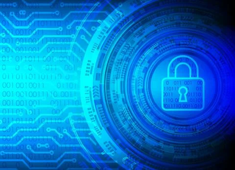 Cyber Security Data Protection Business Technology Privacy concept, key lock  Illustrazione stock