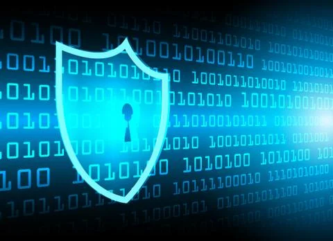 Cyber Security Data Protection Business Technology Privacy concept, digital t イラスト素材