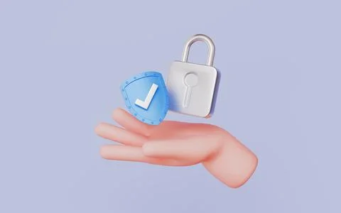 Cyber security data protection business technology privacy, Protect and Sec.. イラスト素材