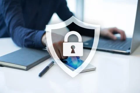 Cyber security, Data protection, information safety. internet technology concept Фото