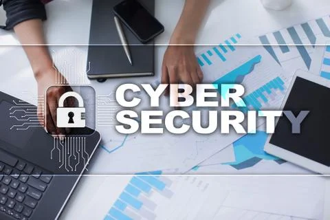 Cyber security, Data protection, information safety and encryption. Фото