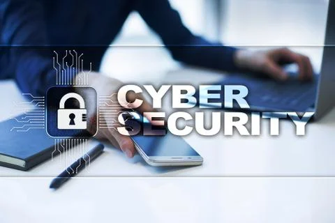 Cyber security, Data protection, information safety and encryption. Stock Photos