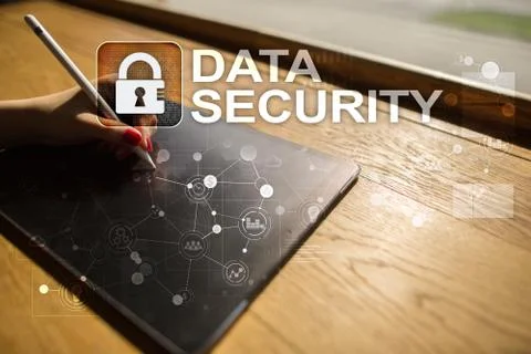Cyber security, Data protection, information safety and encryption. internet Stock Photos