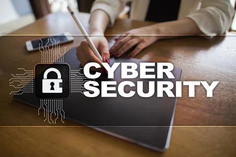 Cyber security, Data protection, information safety and encryption. internet Fotos Stock