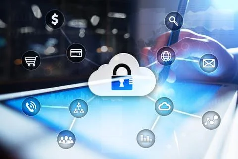 Cyber security, Data protection, information safety and encryption. internet Stock Photos