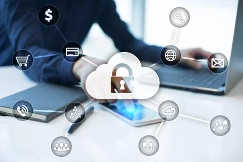 Cyber security, Data protection, information safety and encryption. internet Stock Photos