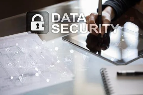 Cyber security, Data protection, information safety and encryption. internet Stock Photos