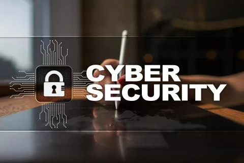 Cyber security, Data protection. internet technology and business concept. Фото