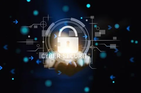 Cyber ??security, data protection, privacy, virus protection, internet tech.. Stock Photos