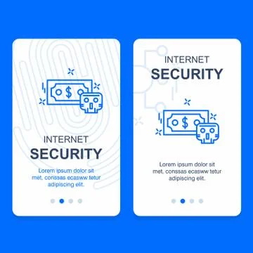 Cyber security design with creative design and logo 스톡 일러스트