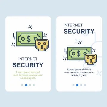 Cyber security design with creative design and logo 스톡 일러스트