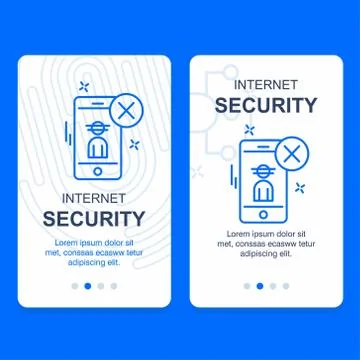 Cyber security design with creative design and logo 스톡 일러스트