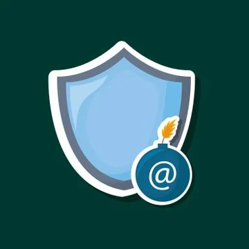 Cyber security design 스톡 일러스트
