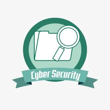 Cyber security design Stock Illustration