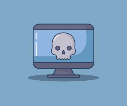 Cyber security design Illustrazione stock