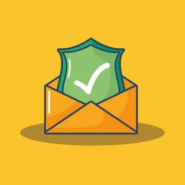 Cyber security design Stock Illustration