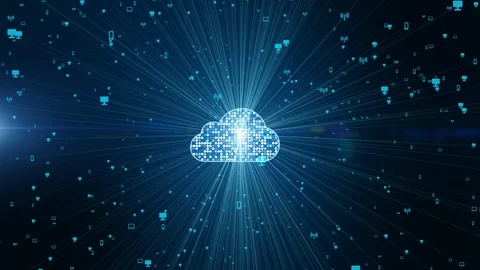 Cyber security digital data and conceptual futuristic look at information tec Stock-Footage 109347285