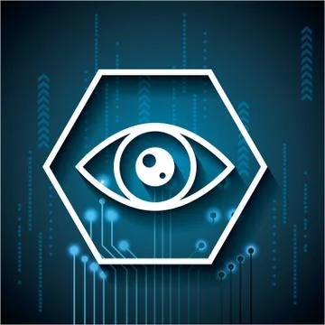 Cyber security digital イラスト素材