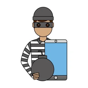 Cyber security digital Stock Illustration