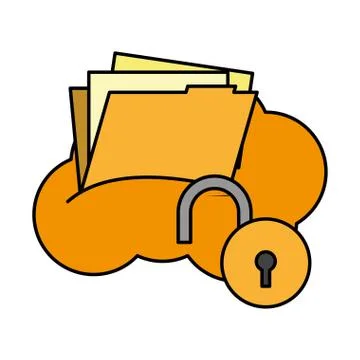 Cyber security digital 스톡 일러스트