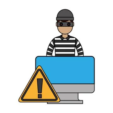 Cyber security digital Stock Illustration