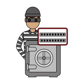 Cyber security digital 스톡 일러스트