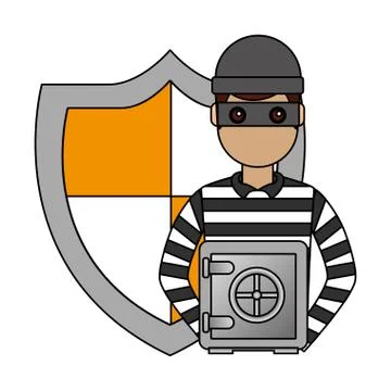 Cyber security digital Stock Illustration