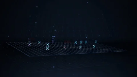 Cyber Security Division detecting Spyware on a computer network Video stock 86419697