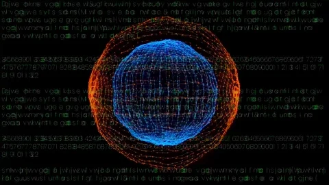 Cyber security globe protection animation Stock Footage 277005785