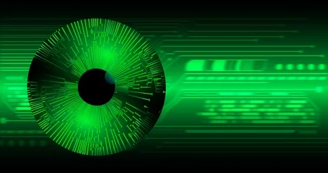 Cyber Security Green Stock Footage 107871502