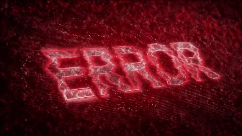 Cyber security hacked alert warning sign, attack, cyber security, malware, crime Stock Footage 278435504