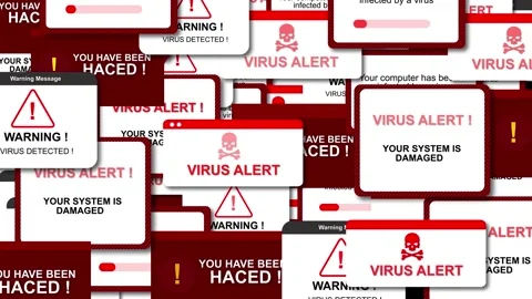 Cyber security hacker. Error Security, Hacking Alert, Cyber Crime Attack. System Stock Footage 295168539