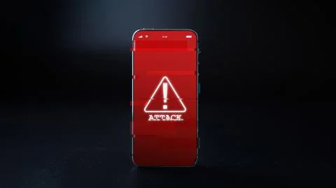 Cyber security hacker smartphone. Internet web hack technology. Digital mobil Foto stock