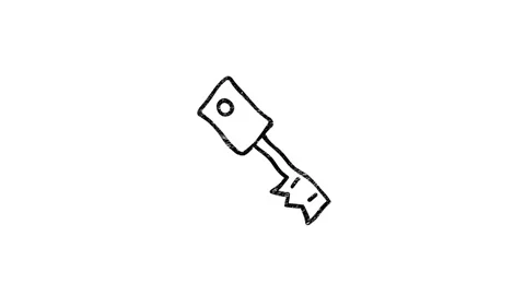 Cyber security hand draw icon on dark background. Security concept. Motion Vídeos de archivo 153806850