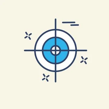Cyber security icon with creative and unique style also with light background Stock Illustration